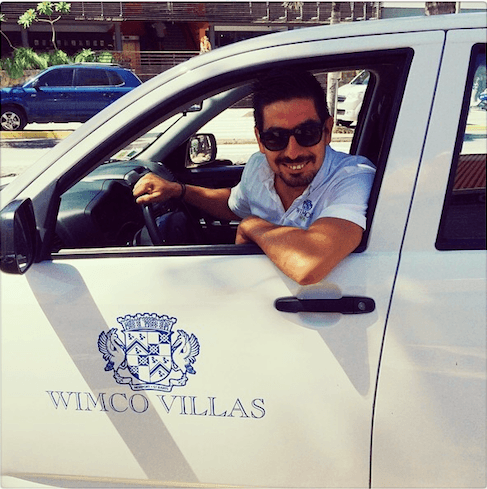 WIMCO Villas Concierce  - The delightful Moe, one of WIMCO's Personal Concierges on St. Barths
